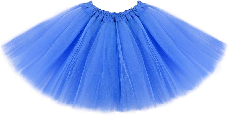 Lainlight Store Tutus for Girls 3 Layered Tulle Tutu Skirts for 4-12 Year, Birthday Dance Halloween Cosplay Party Supplies - Image 1